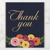 Bedankt Wijn Etiket (Enkel label)