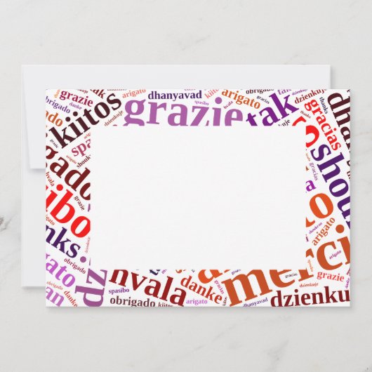 Bedankt woordwolk (Voorkant)