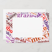 Bedankt woordwolk (Voorkant / Achterkant)