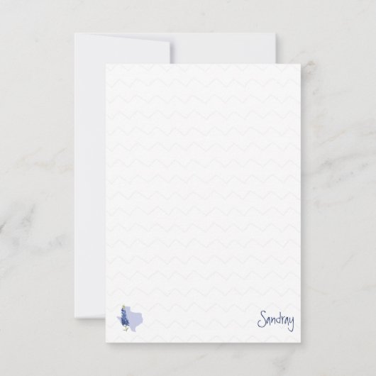 Bedankt Y'all Bluebonnet Texas (Achterkant)