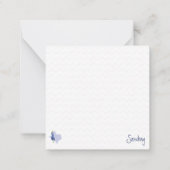 Bedankt Y'all Bluebonnet Texas Notitiekaartje (Achterkant)