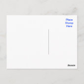 Bedankt Yellow Sunflower Groet Briefkaart (Achterkant)