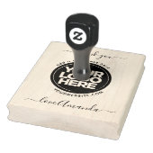 Bedankt Zakelijk Logo Groot Vervuild Inkpad & Rubberstempel (Stempel)