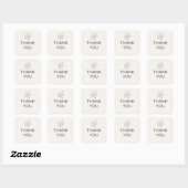 Bedankt Zakelijk Neutraal Botanisch Etiket (Vel)