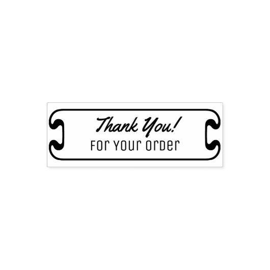 Bedankt Zelfinktende Stempel (Design)