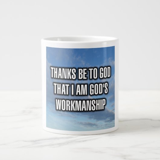 Bedankt zijn voor God dat ik Gods Mok ben (Voorkant)