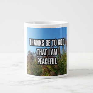 Bedankt zijn voor God dat ik vredelievende Mok ben