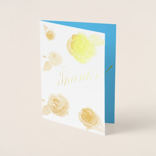 Bedankt zo veelDank u wel Folie Kaarten (Voorkant)