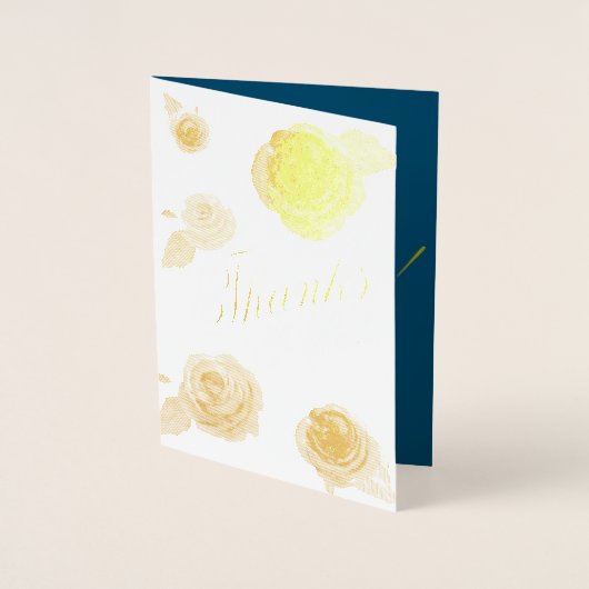 Bedankt zo veelDank u wel Folie Kaarten (Voorkant)