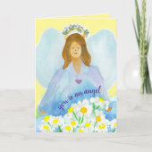 Bedankt Zorgverlener Je bent een engel gezondheids Kaart (Voorkant)