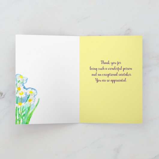 Bedankt Zorgverlener Je bent een engel gezondheids Kaart (Binnen)