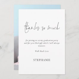 Bedankt zoveel Script Photo Afstuderen Hartelijk d Kaart