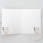 Bedankt zuster Welkom thuis Kaart (Binnen)