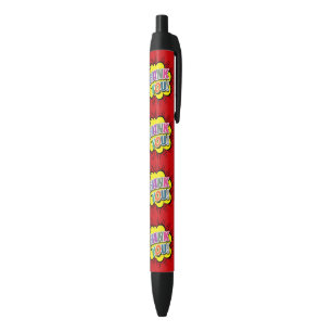 Bedankt Zwarte Inkt Pen