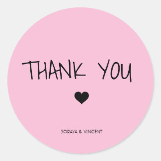 Bedanktstickers Ronde Sticker