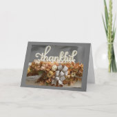 BEDANKZIJ **MIJN BEDRAG ** THANKSGIVING KAART (Voorkant)