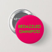 BEDAZLED OMNIPOD RONDE BUTTON 5,7 CM (Voorkant /achterkant)
