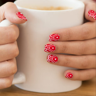 BEDAZZED RED-nagels Minx Nail Art
