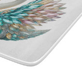 Bedazzled Diamond Swan Gold Crystal Bling Snijplank (Hoek)