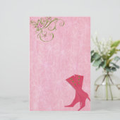 Bedazzled diva in watermeloenen briefpapier (Staand voorkant)