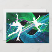 Bedazzled Figuur Skaters Kaart (Voorkant)