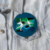 Bedazzled Figuur Skaters Ronde Button 4,0 Cm (In situ)
