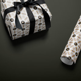 Bedazzled Ivoor & Goud Elegant Renaissance Reverie Cadeaupapier