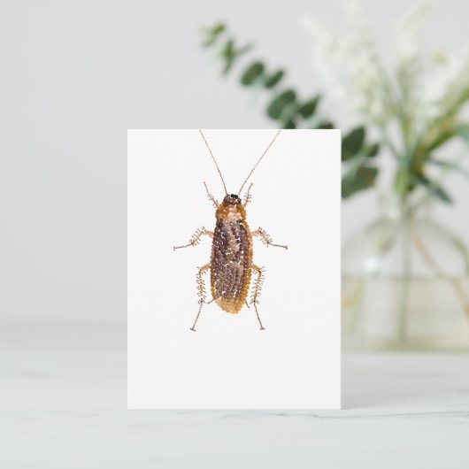 BEDAZZLED ROACH BRIEFKAART (Staand voorkant)