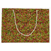 Bedazzled Sparkles-roze-Green-GIFT BAG L Large Cadeautasje (Achterkant)