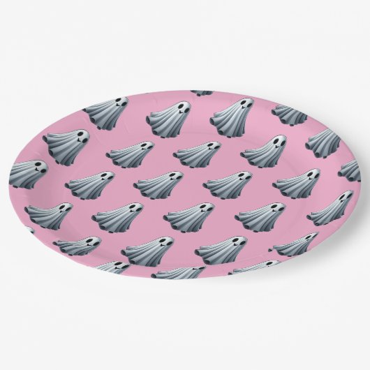 bedbladghost papieren bordje (Gekanteld)