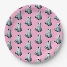 bedbladghost papieren bordje