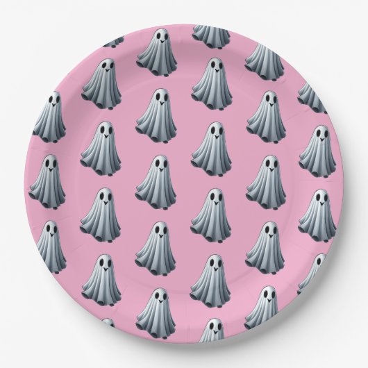 bedbladghost papieren bordje (Voorkant)