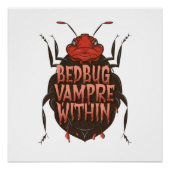Bedbug - Vampier in onze huizen Perfect Poster (Voorkant)