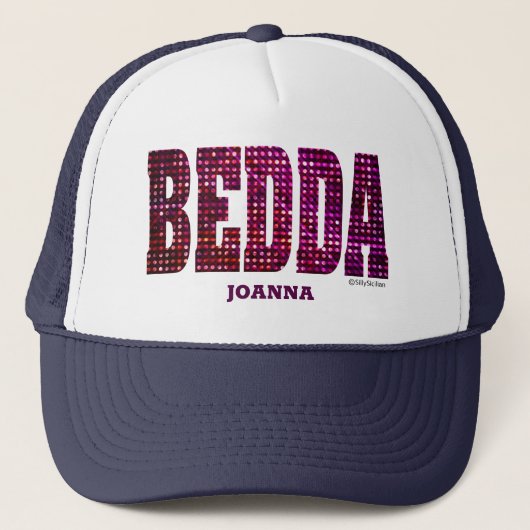 Bedda Specialized Faux Bling Trucker Hat Trucker Pet (Voorkant)