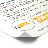 Beddelen en borstvoeding Poster (Italiaans) (Hoek)