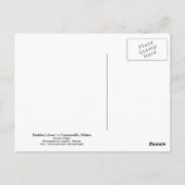 Beddengoed in Haynesville, Maine Briefkaart (Achterkant)