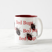 beddengoed tweekleurige koffiemok (Voorkant rechts)