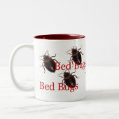 beddengoed tweekleurige koffiemok (Links)