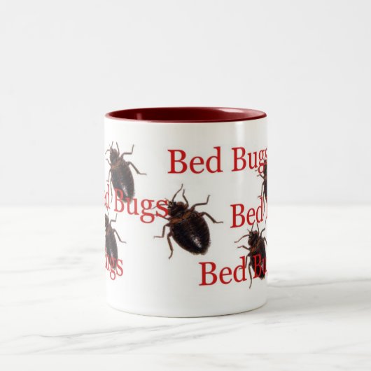 beddengoed tweekleurige koffiemok (Center)