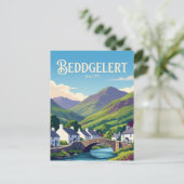 Beddgelert Wales Briefkaart (Staand voorkant)