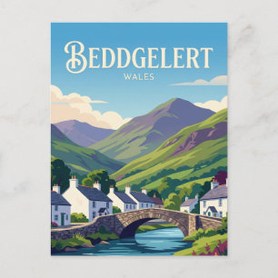Beddgelert Wales Briefkaart