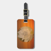 Beddhistische Bagagelabels van DAB - Lotus Flower  (Voorkant verticaal)