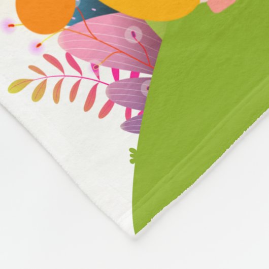 BeddyByes fleece deken met MeMo en BaBa (Hoek)