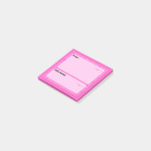 Bede-post-it-briefjes (roze) post-it® notes (Schuin)