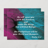 Bedek me met uw veren briefkaart (Voorkant / Achterkant)