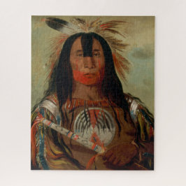 BEDEKKEN VAN GEORGE CATLIN BUFFALO BULL'S TERUGVET LEGPUZZEL