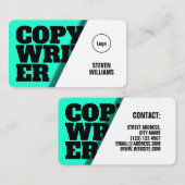 Bedekking met grijze omhulling met vetgedrukte cya visitekaartje (Voorkant / Achterkant)