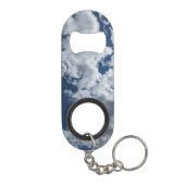 Bedekking van wolken, op donkere aanwijzing mini flessenopener (Achterkant)