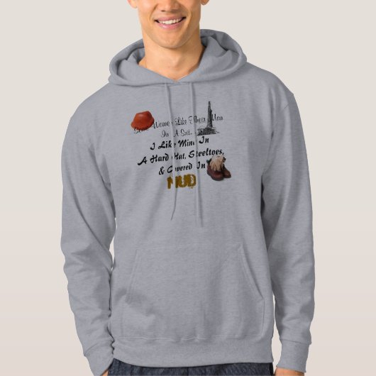 Bedekt in modder! hoodie (Voorkant)