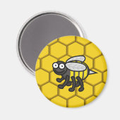 Bedekt met bijenmagneet magneet (Voorkant / Achterkant)